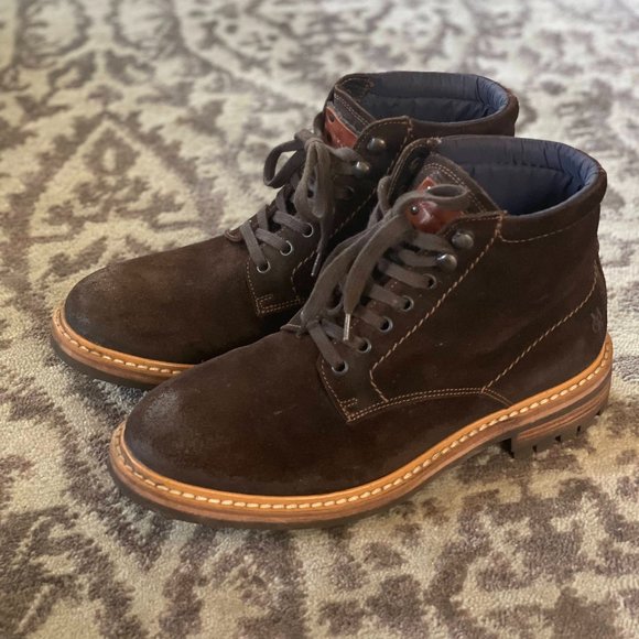 Marc O’Polo Brown Suede Lace-up Boots main image 8